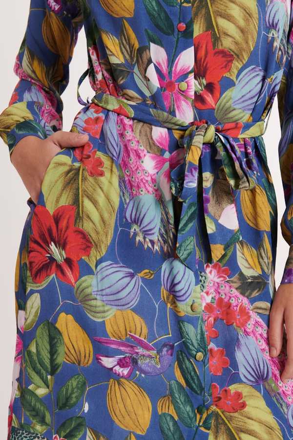 Robe chemise imprimée CEZIA
