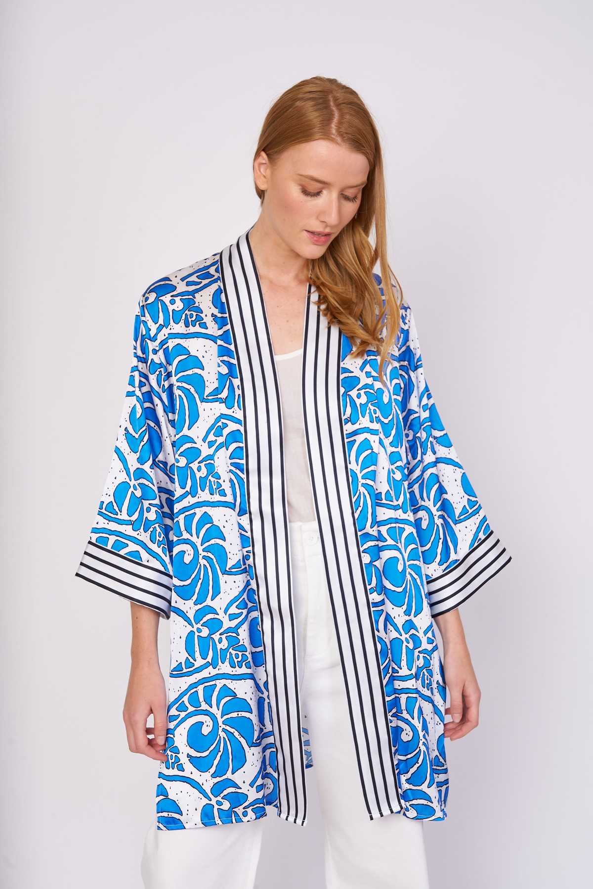 derhy Veste kimono imprimée IRENE