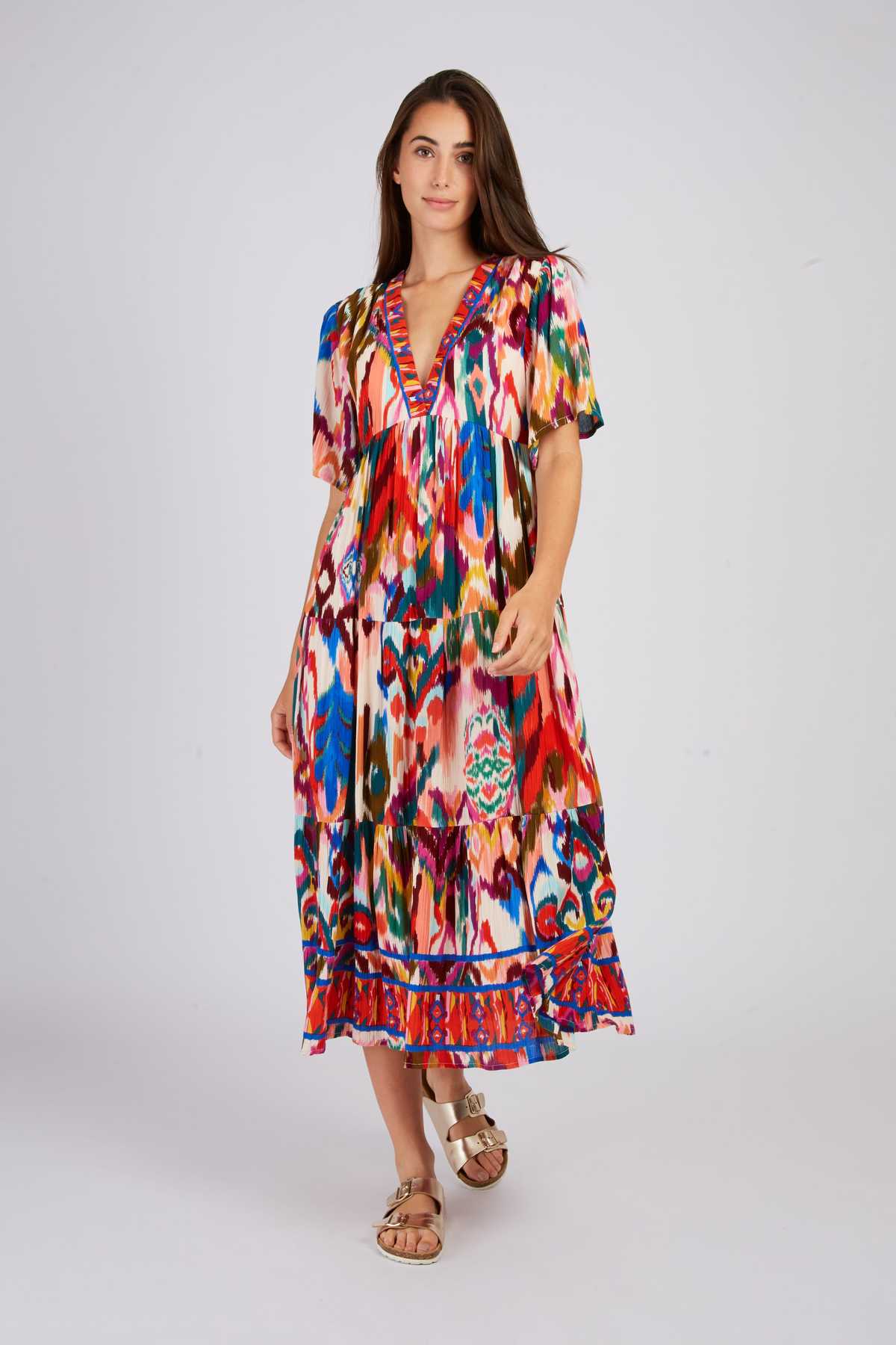 derhy Robe midi imprimée PADDY