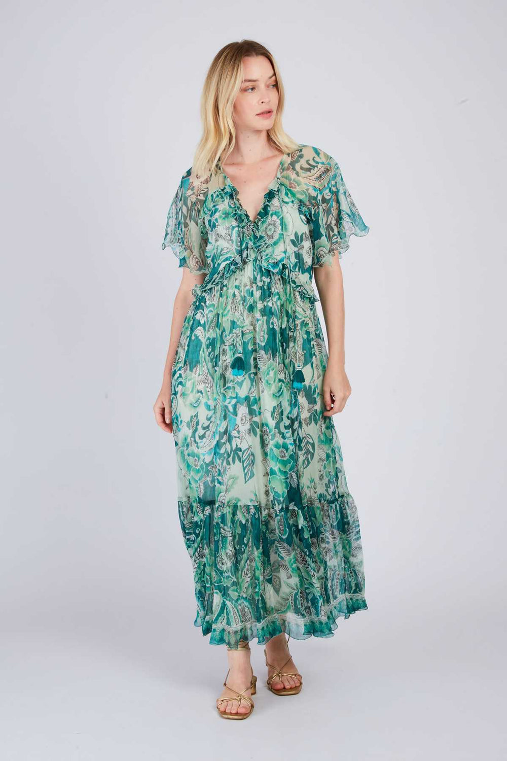 Robe longue imprimée PASSION | Derhy
