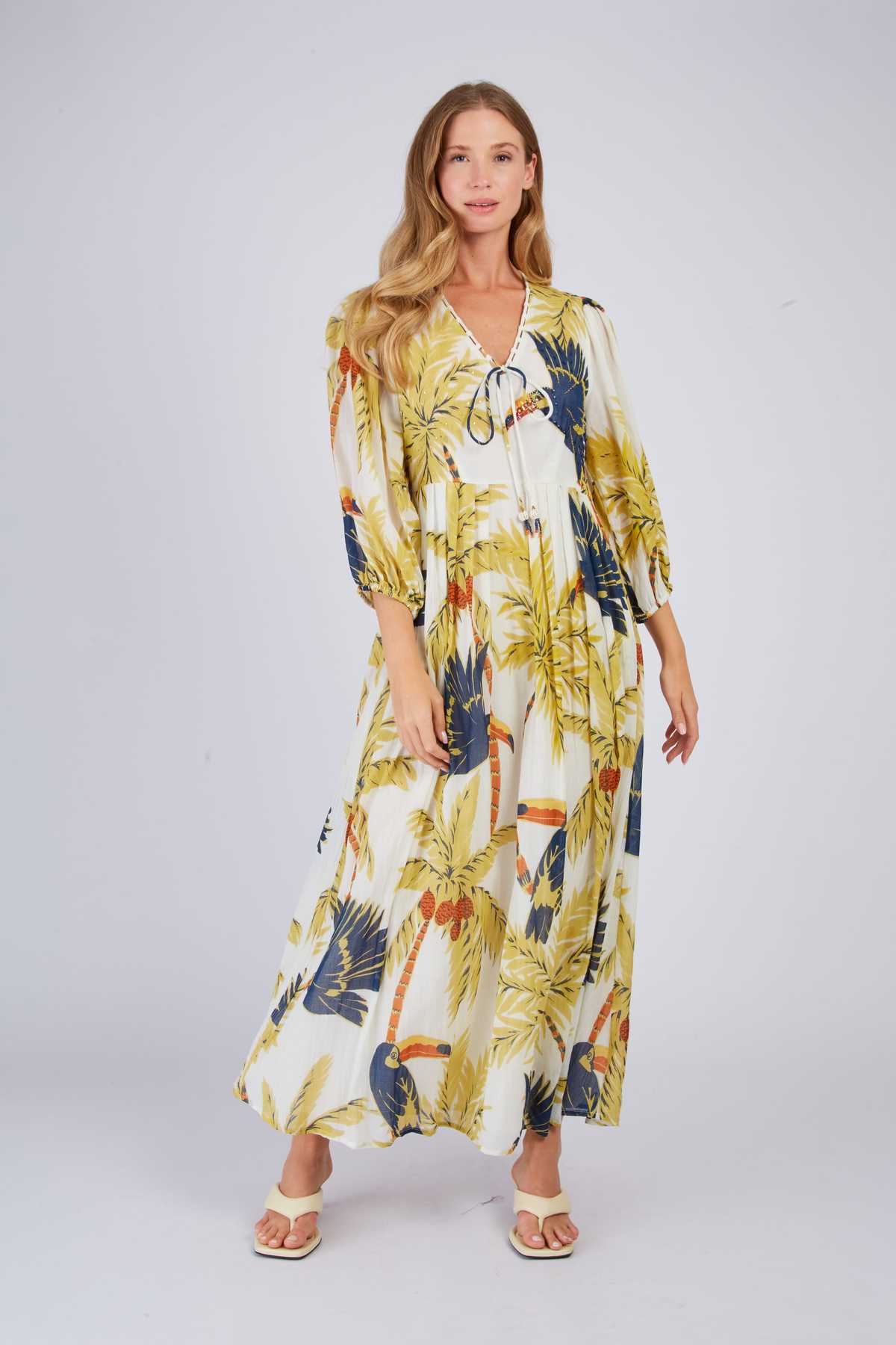 derhy Robe longue imprimée PERIGORD