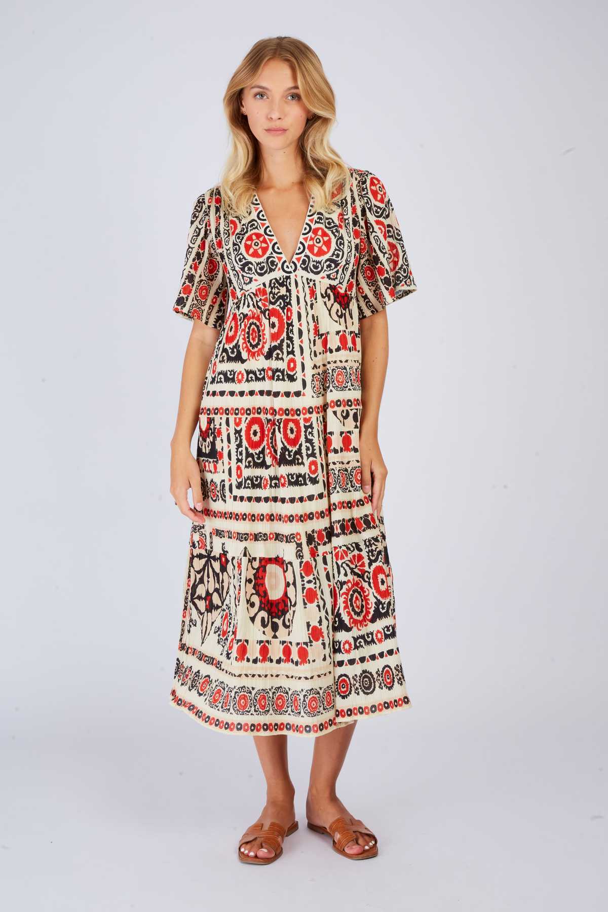 derhy Robe longue imprimée PERSEVERANCE