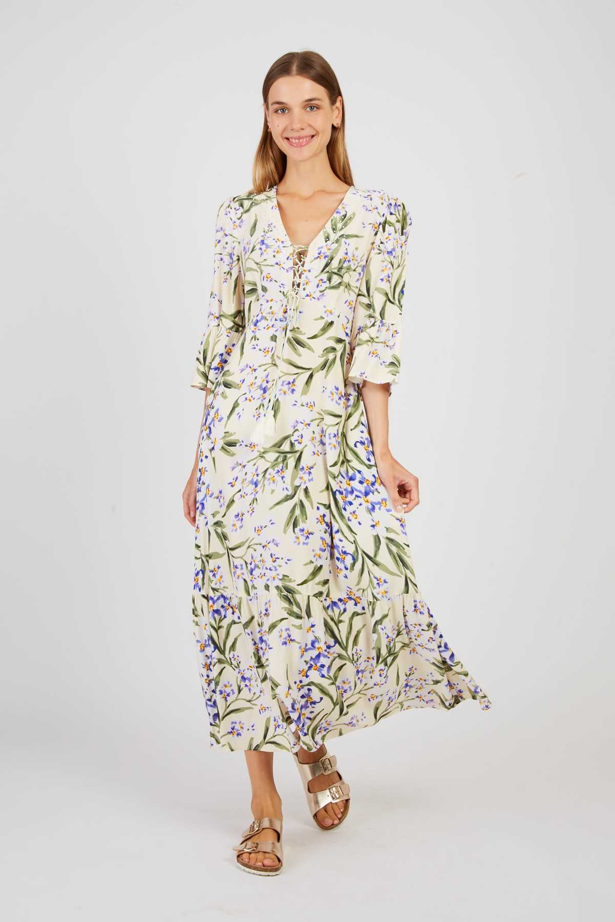 derhy Robe longue imprimée PIA