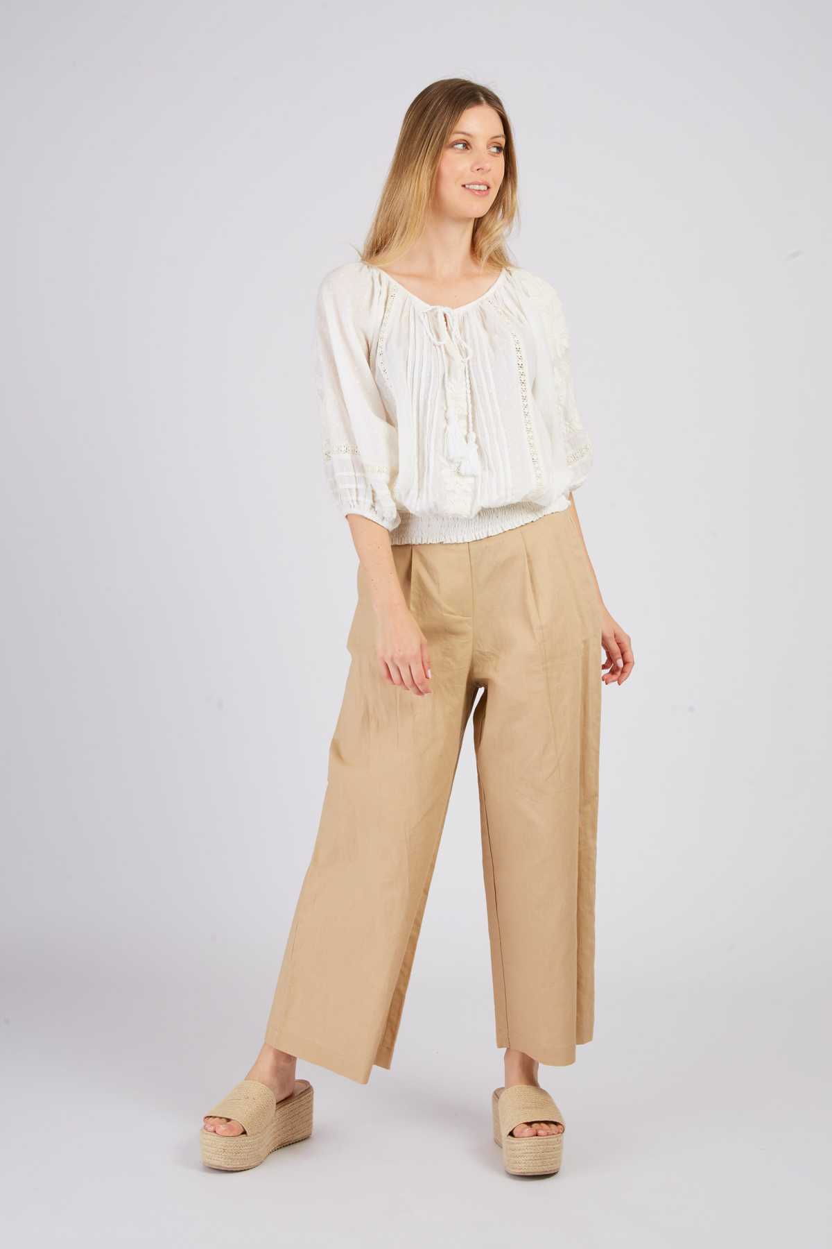 derhy Blouse unie manches 3/4 BAHAMAS