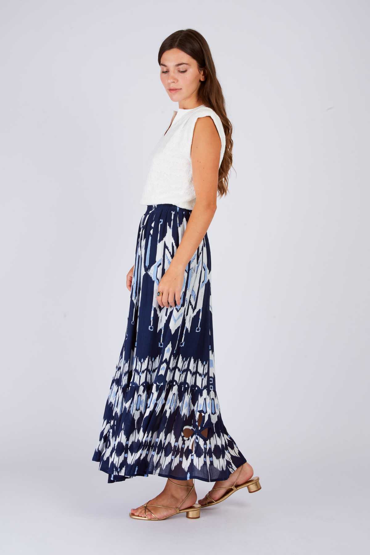Jupe,Mini jupe bleue à volants pour femmes, vêtement mignon Y2k Jupe,Mini jupe bleue à volants pour femmes, vêtement mignon Y2k