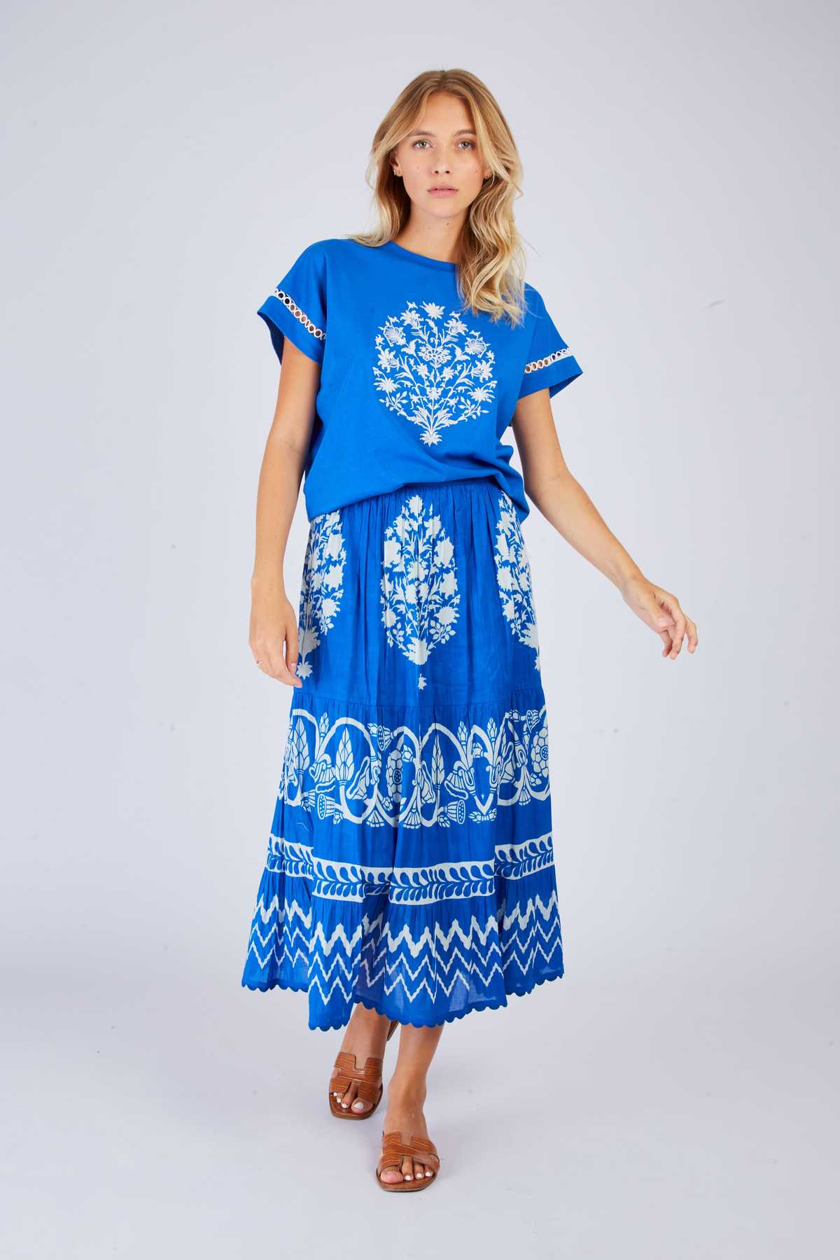 derhy Jupe longue imprimée AGRIGENTE