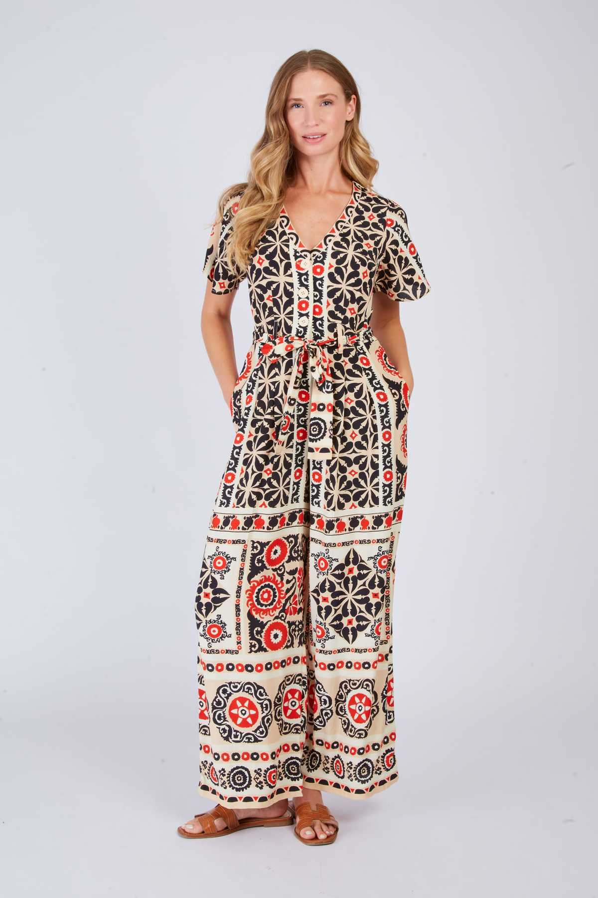 derhy Combinaison pantalon imprimée YASNA