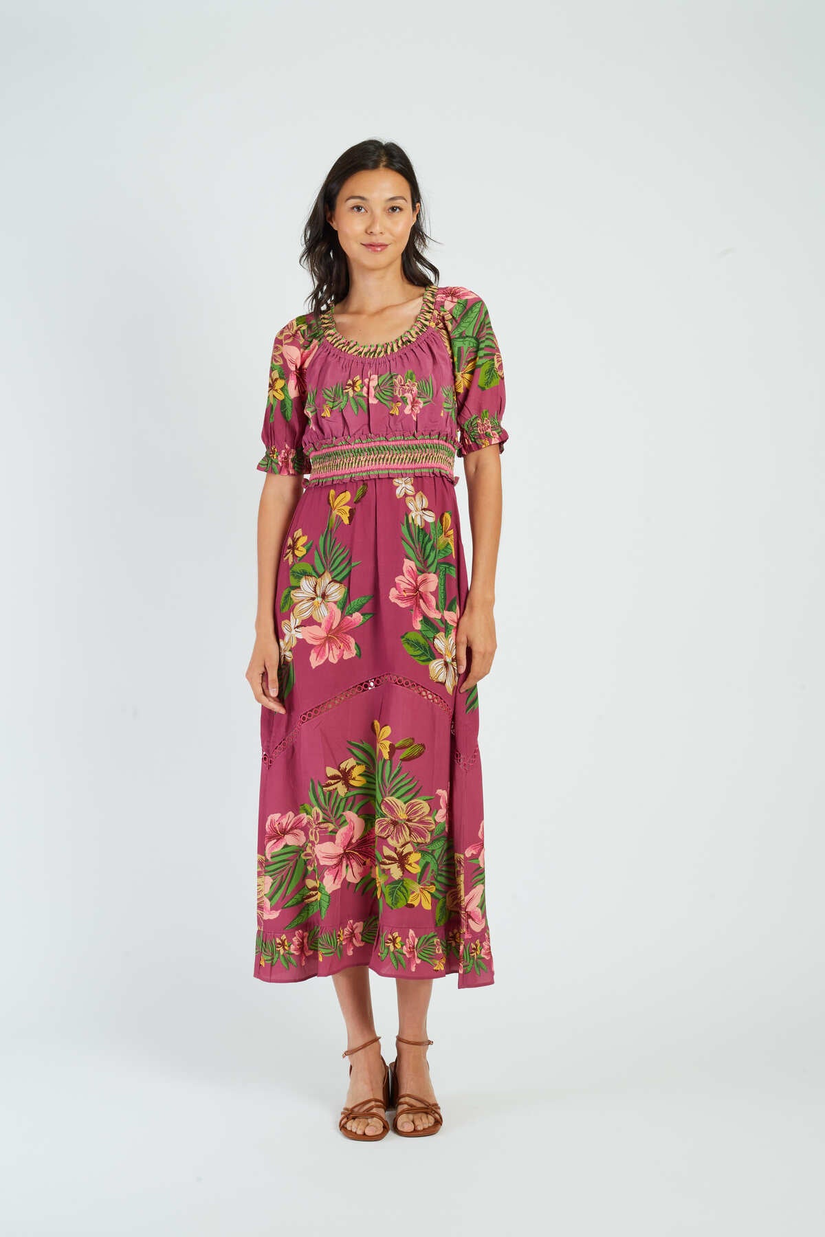 Robe longue imprimée MIRELLA | Derhy