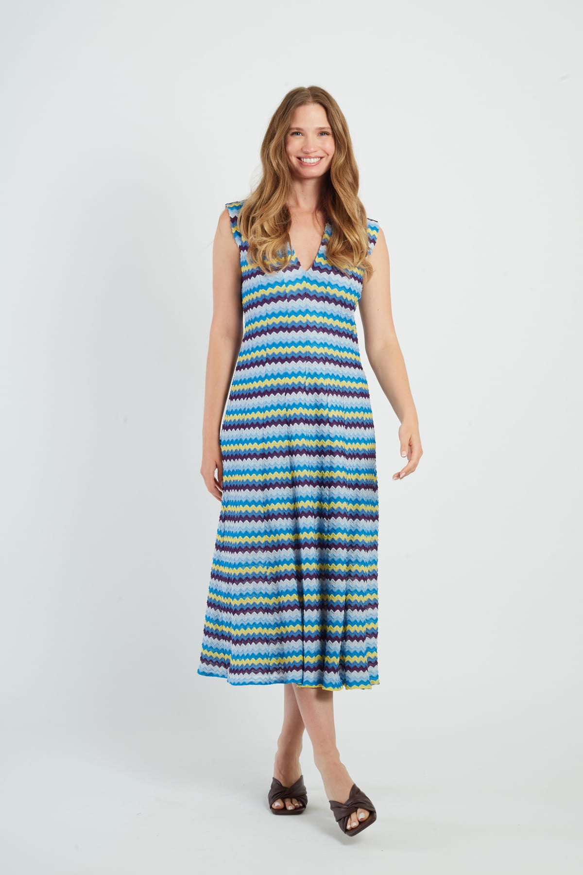 ROBE MAILLE FLORA - René Derhy ref:P612017