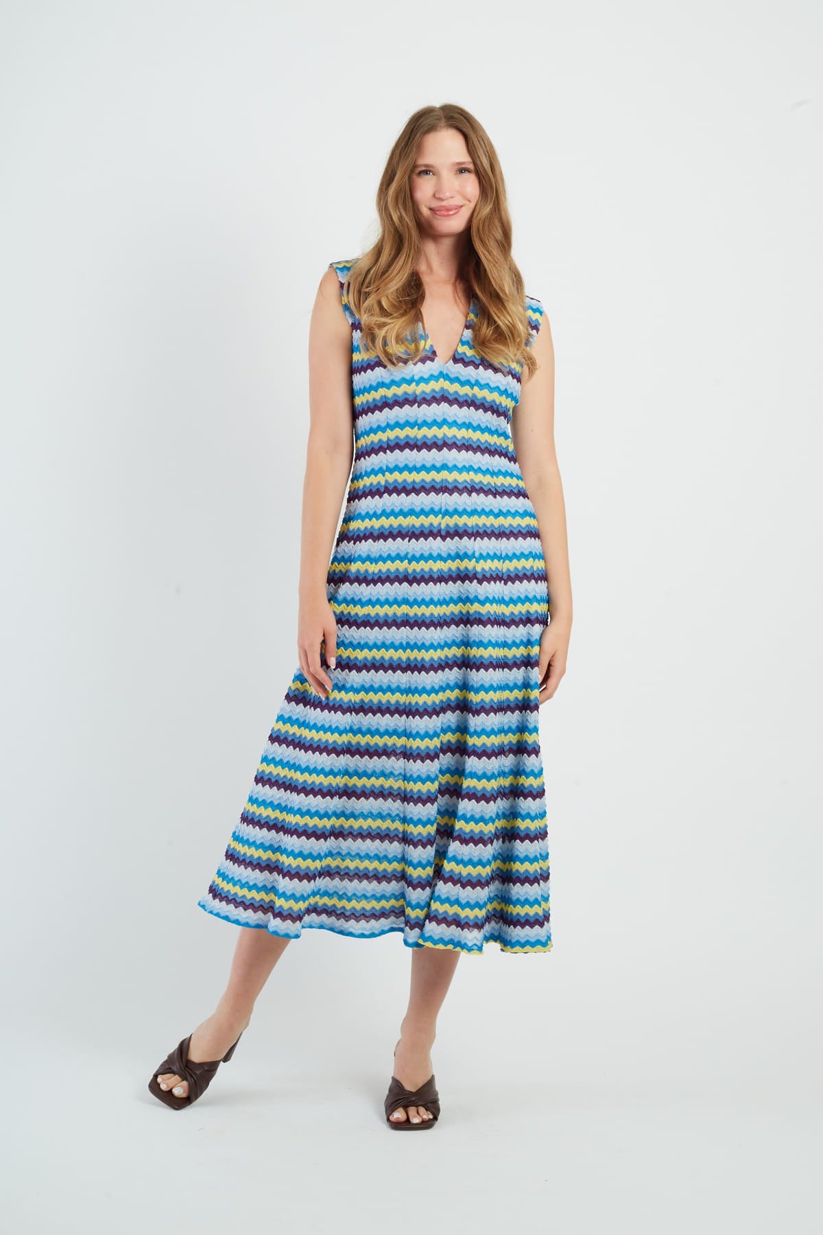 ROBE MAILLE FLORA - René Derhy ref:P612017