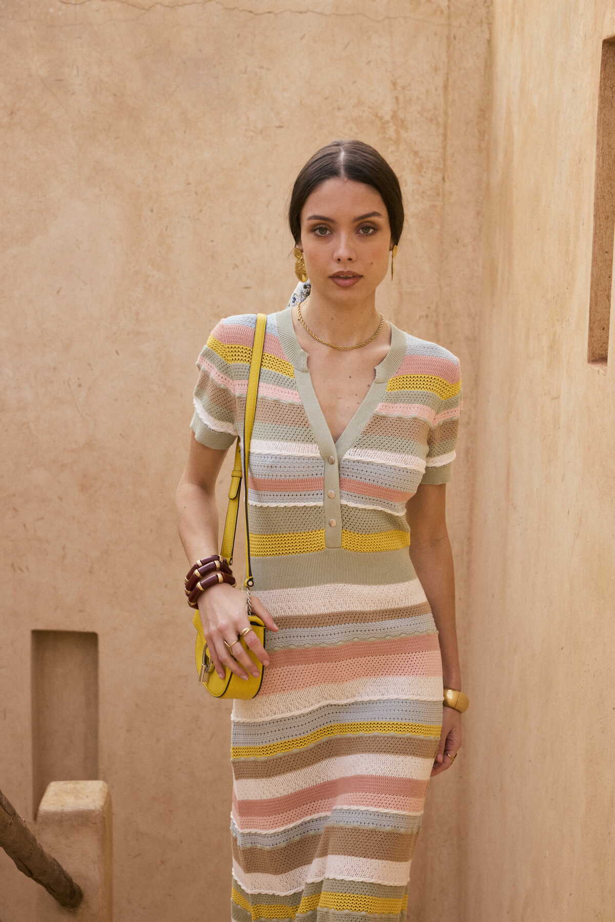 ROBE MAILLE FLORETTE - René Derhy ref:P612022