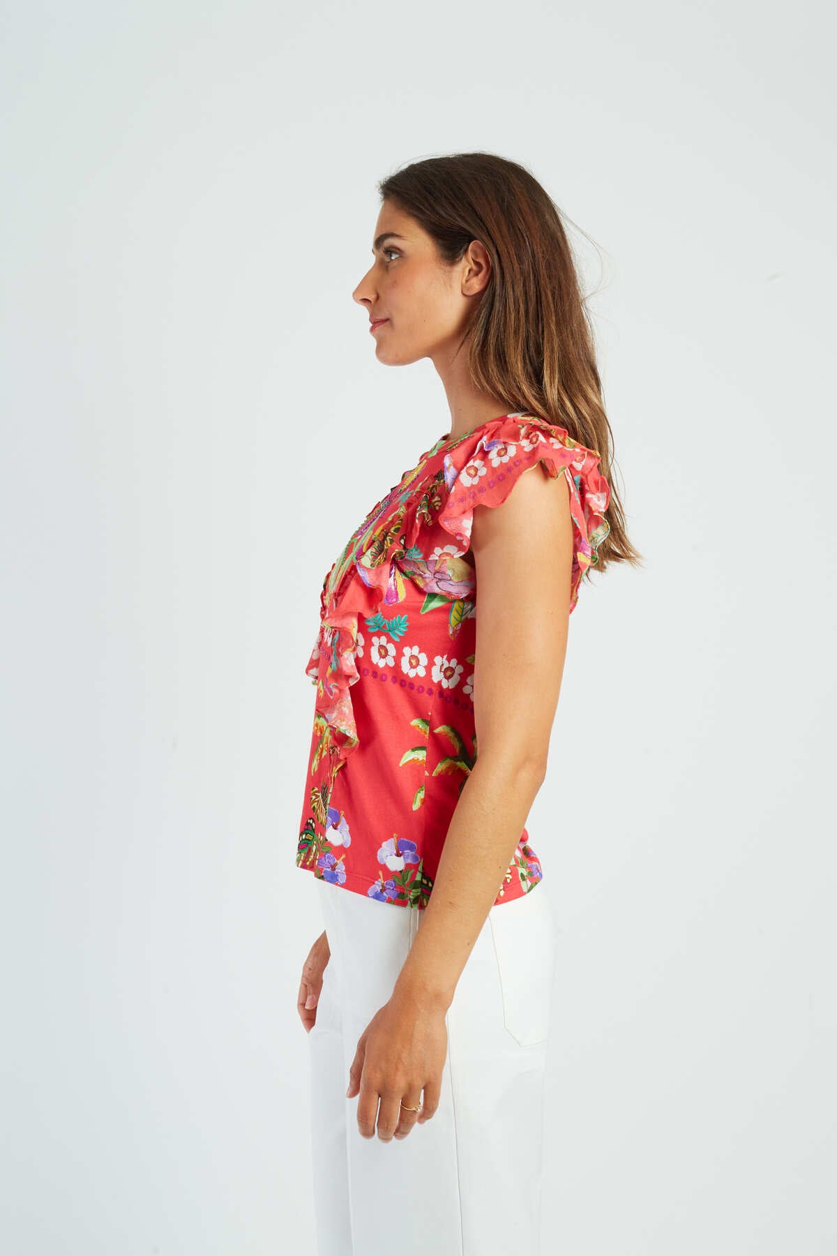 TEE SHIRT CERISE - René Derhy ref:P630018