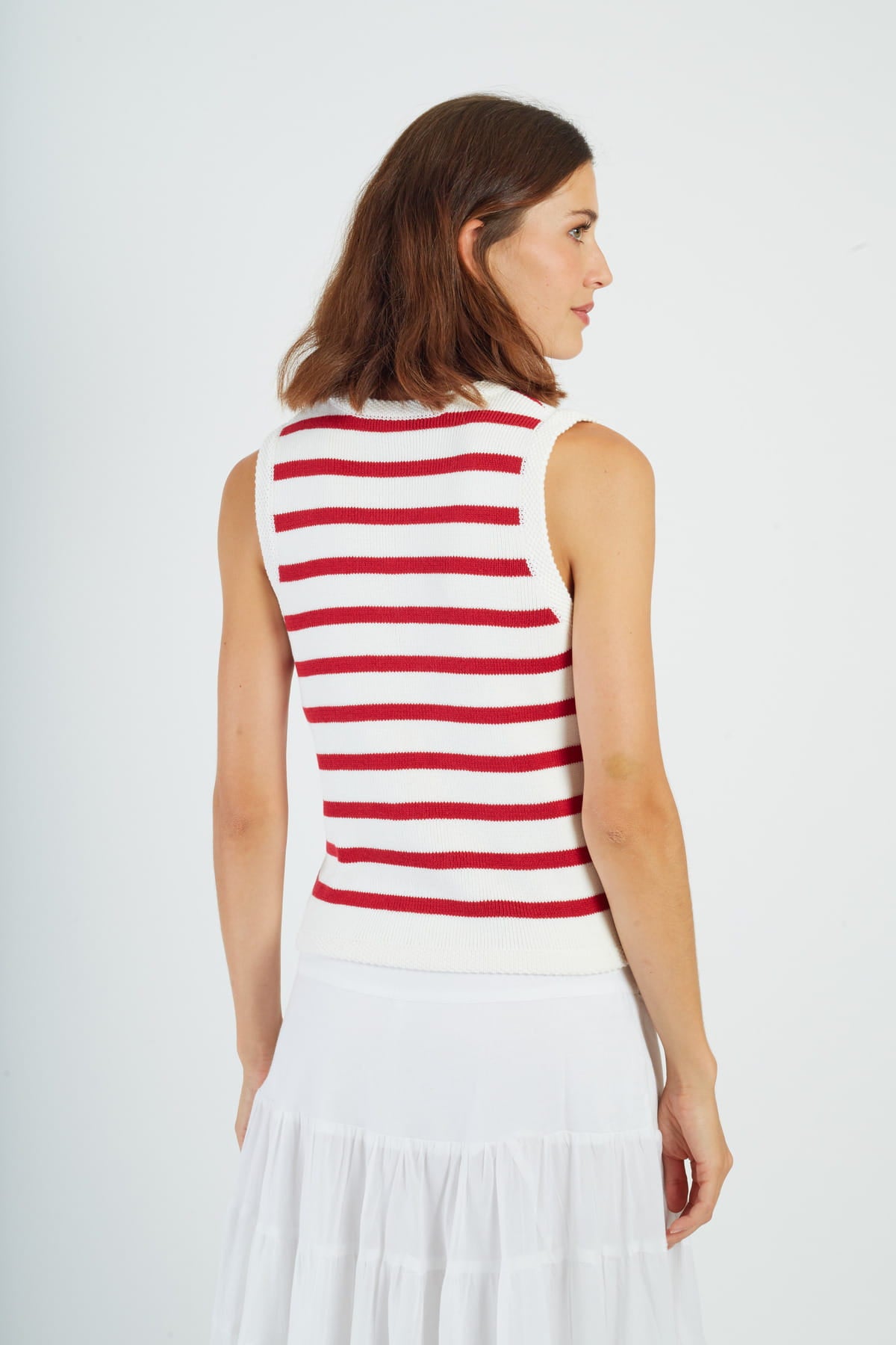 GILET MAILLE PHILAE - René Derhy ref:P645018