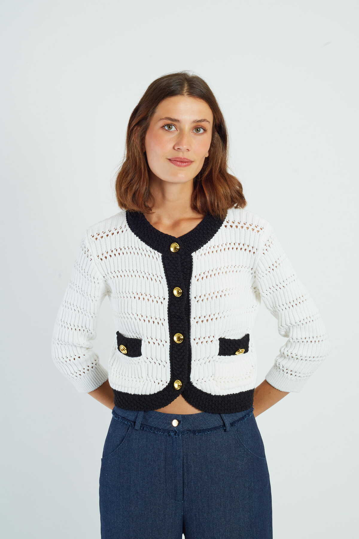 GILET MAILLE PIA - René Derhy ref:P645020