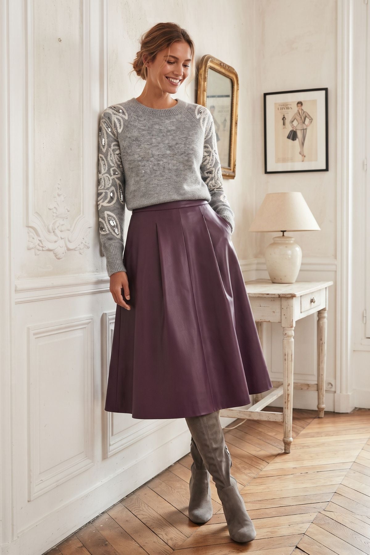 Pull en maille et sequins NATALIA