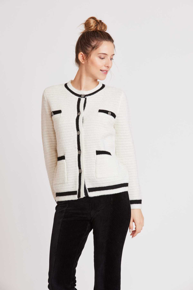 GILET MAILLE CAROLINE - René Derhy ref:A245019