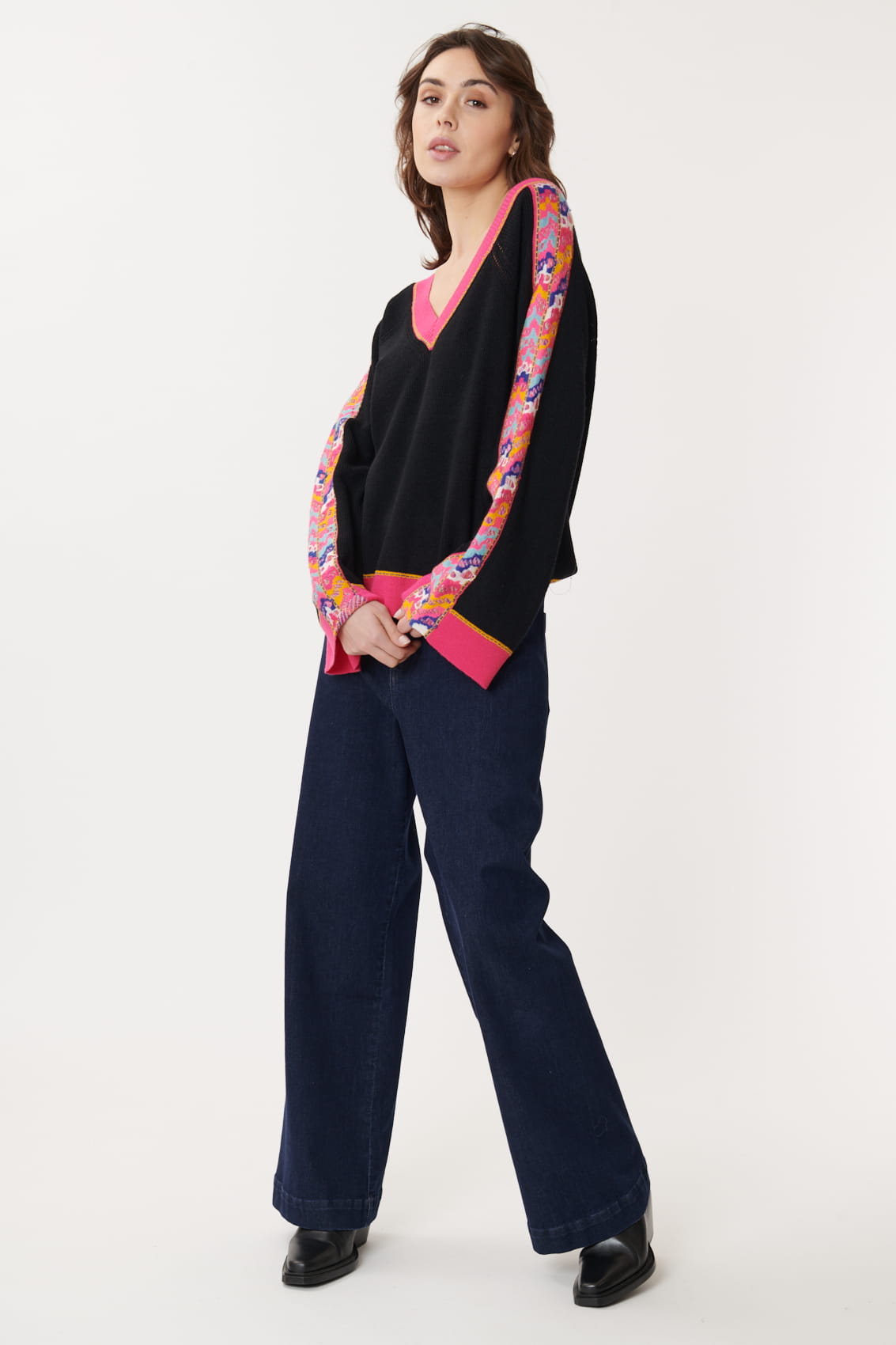 gilet rené derhy noir à fleurs gilet rené derhy noir à fleurs