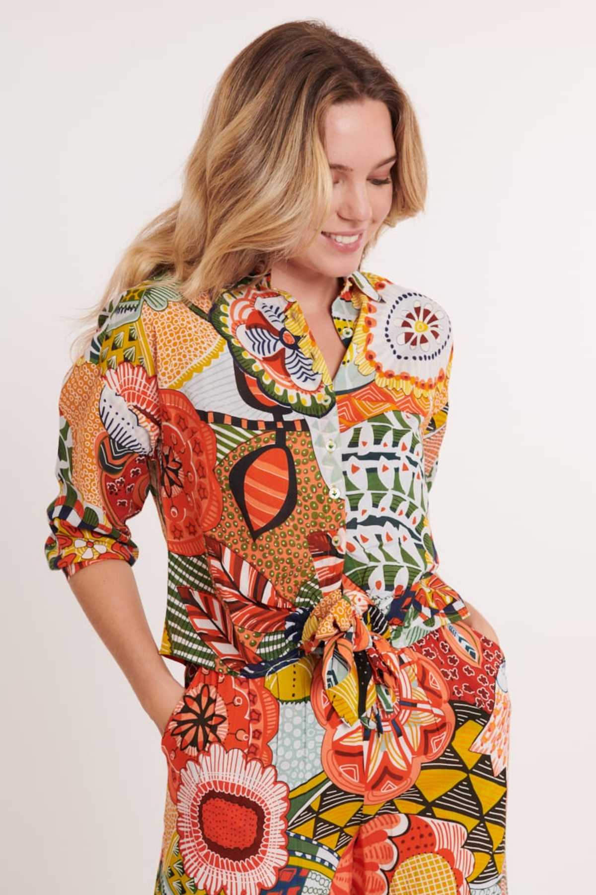 derhy Chemise imprimée viscose ESTRELLA