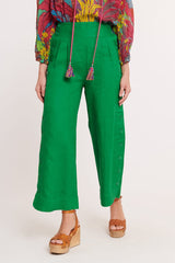Pantalon en lin ample JUNGLE